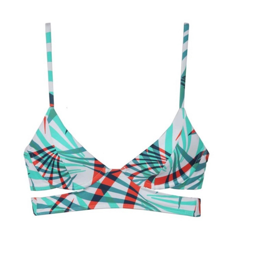 Estuaries Swimwear Ore cut out bikini top only